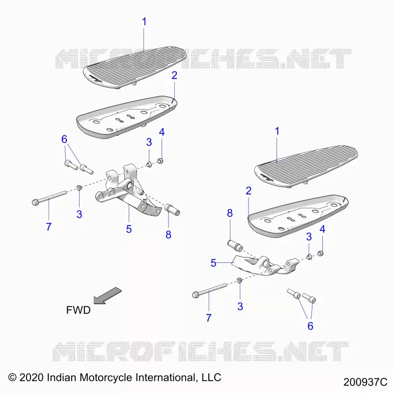 CHASSIS, FLOORBOARD, DRIVER