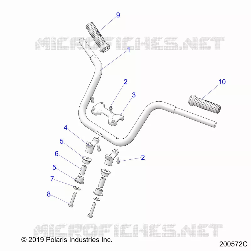 STEERING, SOPORTE DE MANILLAR AND GRIPS