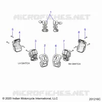 ELECTRICA, SWITCH CONTROLS, LH/RH
