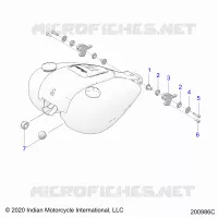 SISTEMA DE COMBUSTIBLE, FUEL TANK MOUNTING