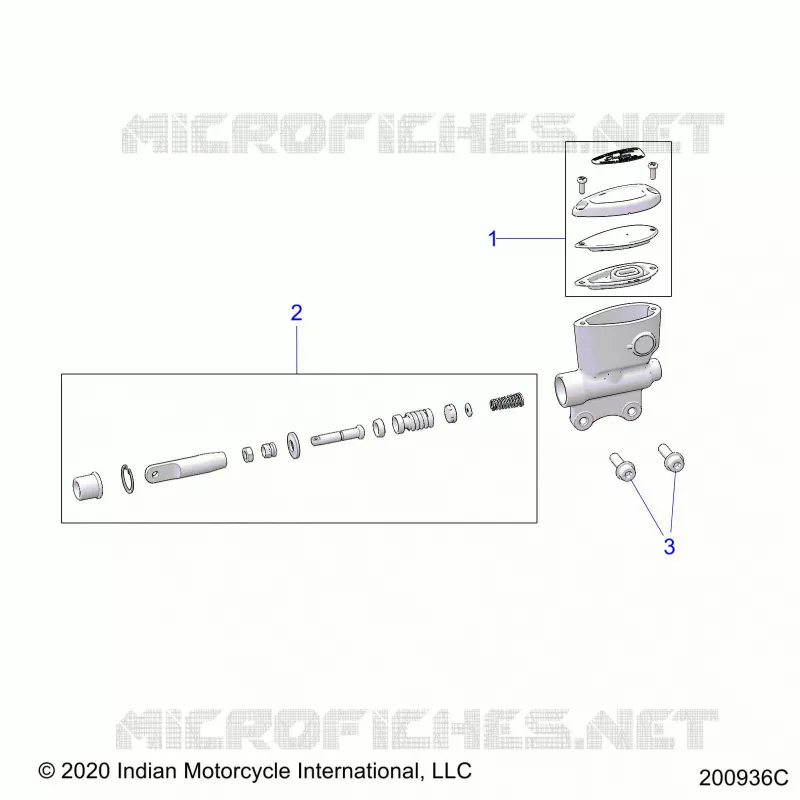 FRENO TRASERO, MASTER CYLINDER