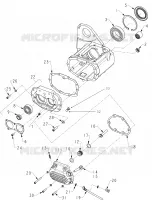 DRIVE TRAIN, TRANSMISSION BEARINGS AND COVERS - N131C/D/V ALL OPTIONS (INDIANTRANSCVR12CC)