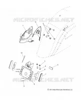 BODY, TAILLIGHT HOUSING, LICENSE PLATE BRACKET