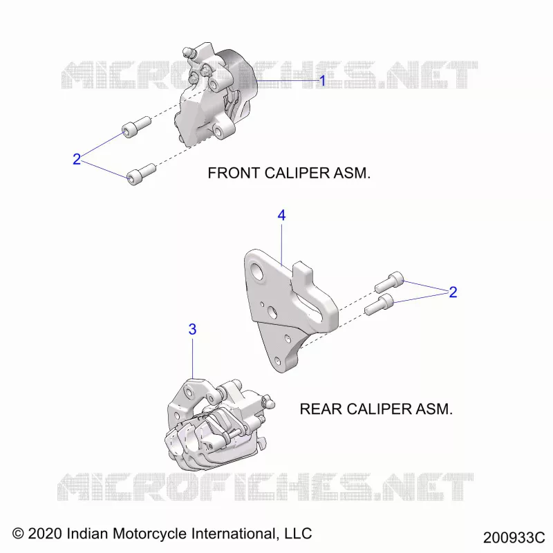 BRAKES, PINZA FRENO DELANTERA AND REAR