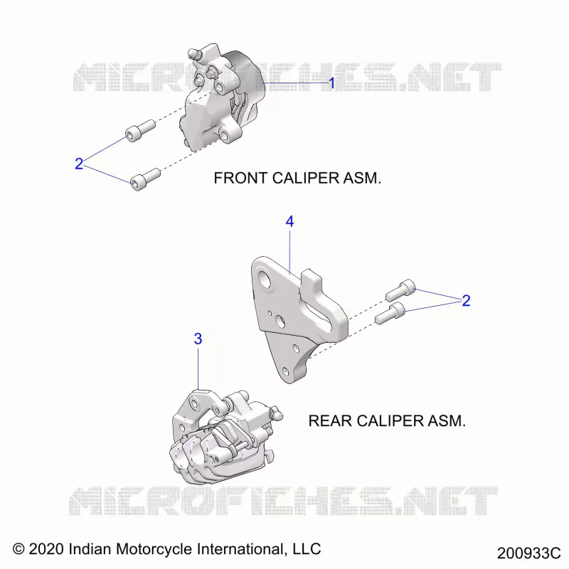 BRAKES, PINZA FRENO DELANTERA AND REAR