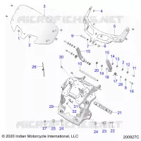 MERCADO ASM, WINDSHIELD MOUNT
