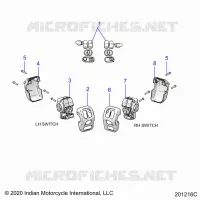ELECTRICA, SWITCH CONTROLS, LH/RH