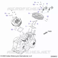 ENGINE, CULATA ASM.