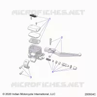 FRENO FRONTAL, LEVER AND MASTER CYLINDER