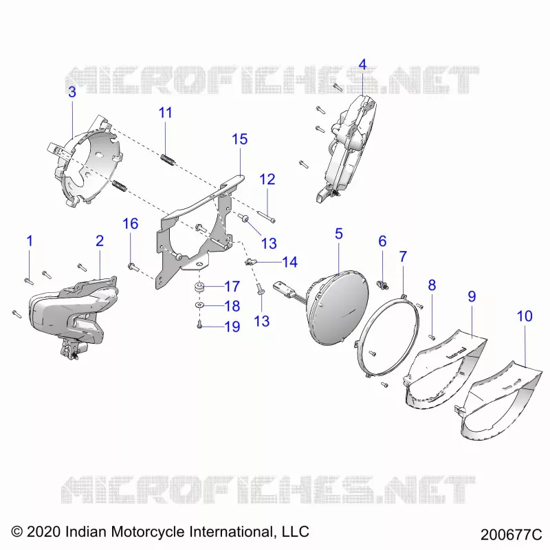 ELECTRICA, HEADLIGHT, FRONT TURN SIGNALS
