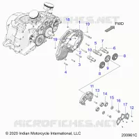 MOTOR, CAM SHAFTS AND GEARS