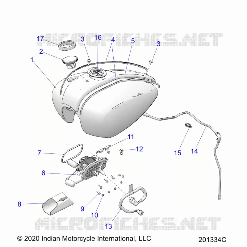 SISTEMA DE COMBUSTIBLE, FUEL TANK ASM.