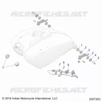 SISTEMA DE COMBUSTIBLE, FUEL TANK MOUNTING