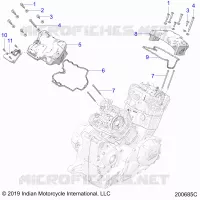 ENGINE, TAPA DE LA VÃLVULAS