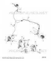 FRENOS, FRONT ASM., W/ABS
