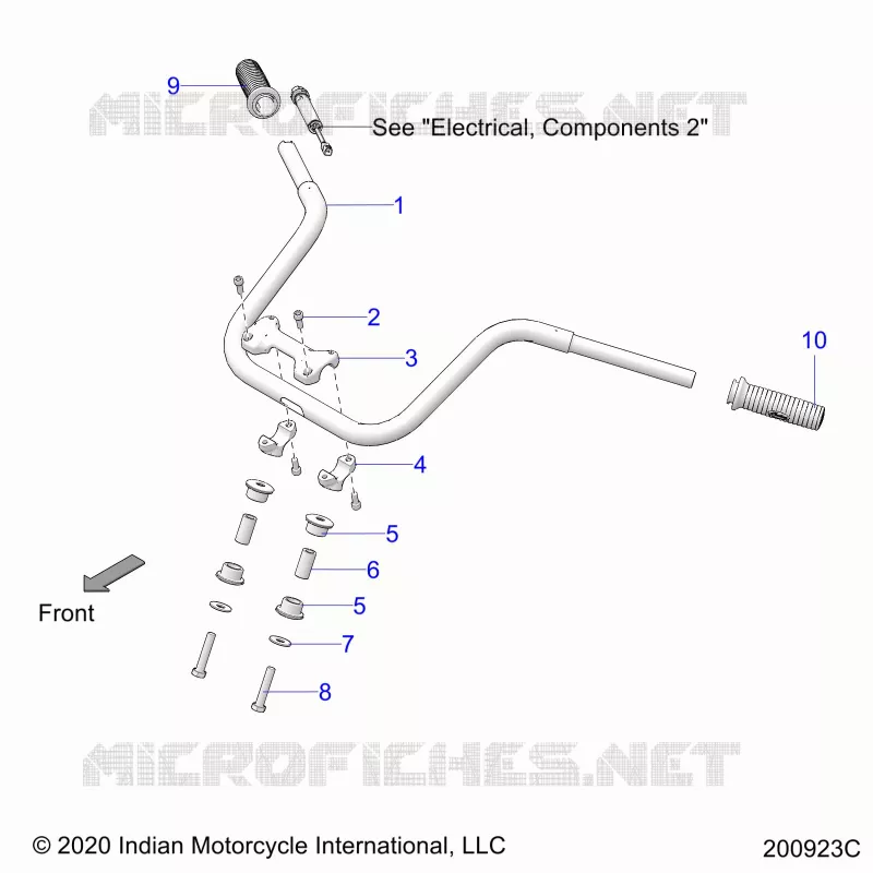STEERING, SOPORTE DE MANILLAR AND GRIPS
