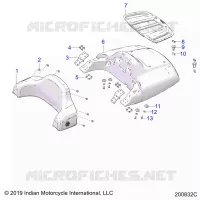 EL MALETERO LID AND BACKREST ASM.