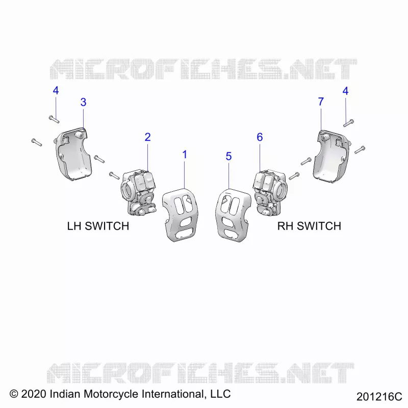 ELECTRICA, SWITCH CONTROLS, LH/RH