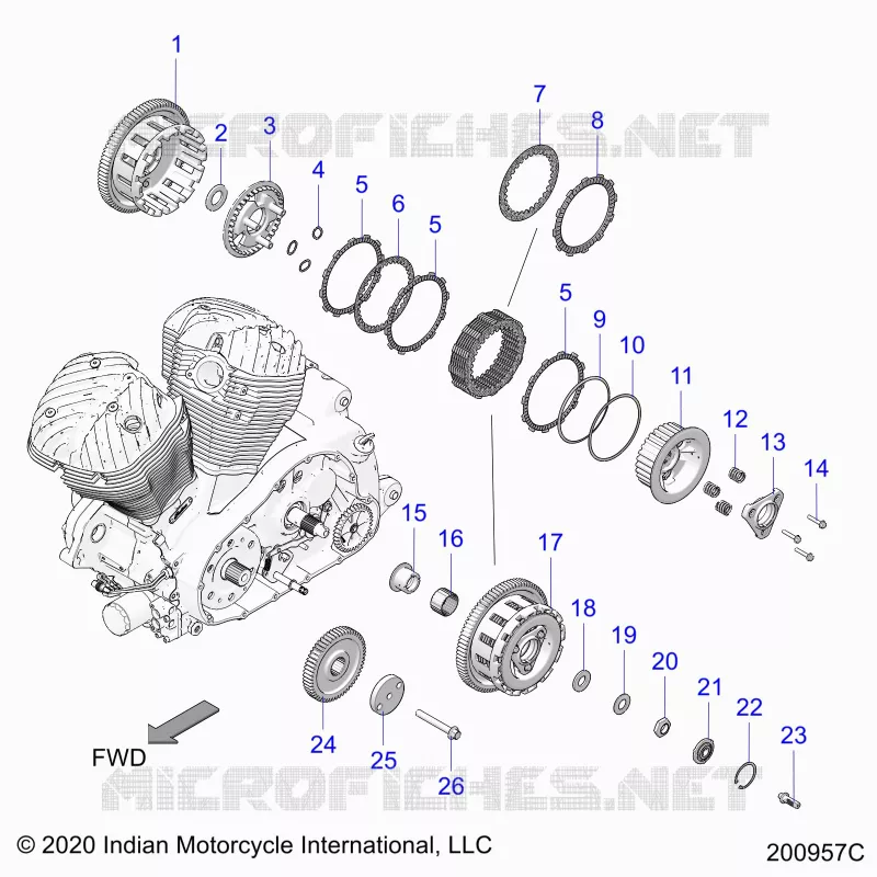 TREN, CLUTCH AND PRIMARY DRIVE