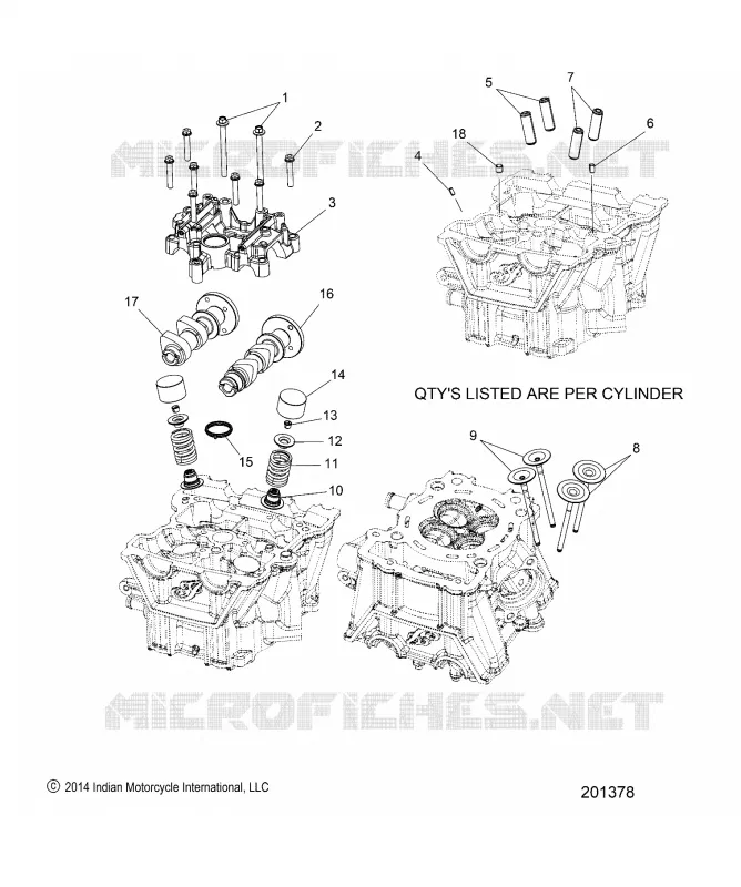 ENGINE, CULATA ASM.