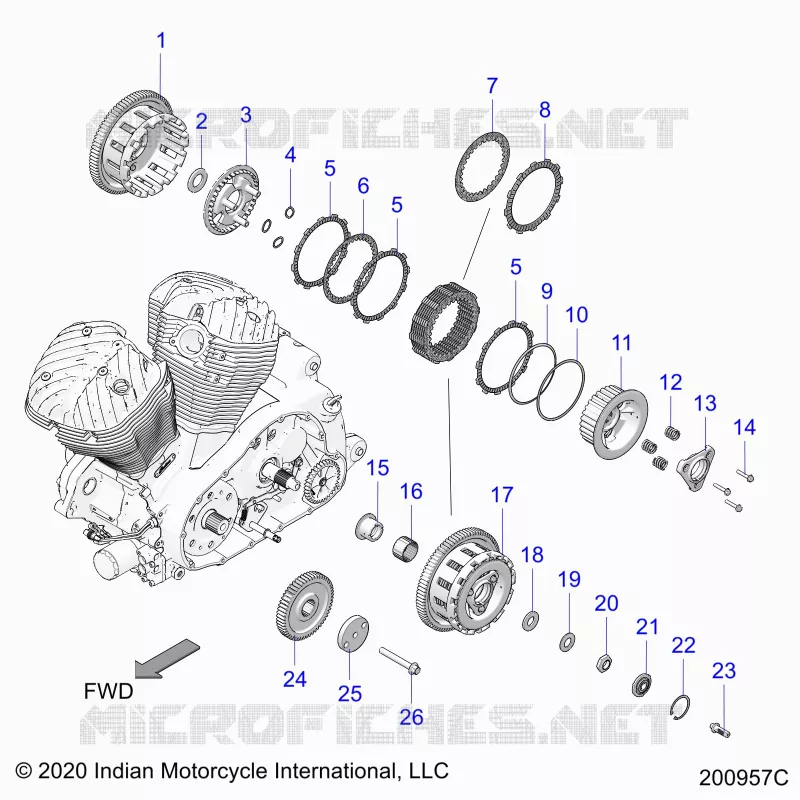 TREN, CLUTCH AND PRIMARY DRIVE