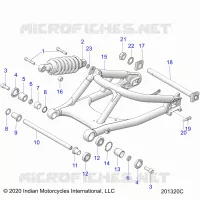 SUSPENSION,REAR SWING ARM/CHOQUE