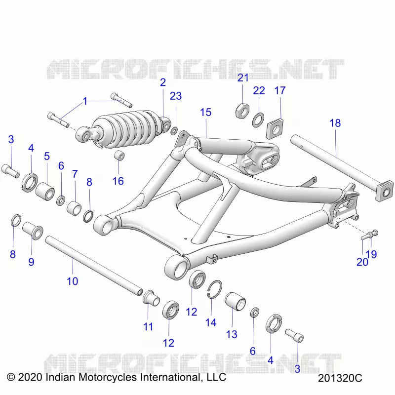 SUSPENSION,REAR SWING ARM/CHOQUE