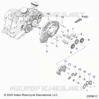MOTOR, CAM SHAFTS AND GEARS
