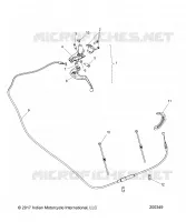 CONTROLS, PALANCA DE EMBRAGUE ASM. AND CABLE