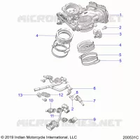 ENGINE, CUERPO DE MARIPOSA AND FUEL RAIL
