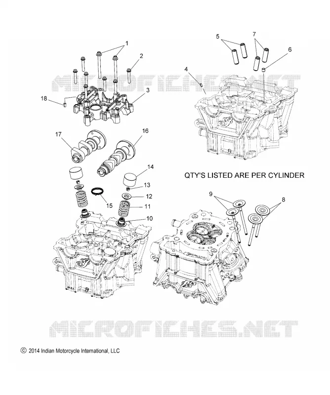 ENGINE, CULATA ASM.
