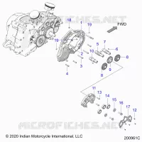 MOTOR, CAM SHAFTS AND GEARS