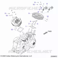 ENGINE, CULATA ASM.