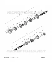 TREN, INPUT/OUTPUT SHAFT ASM.