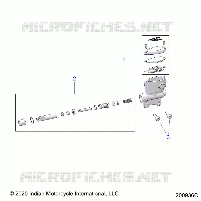 FRENO TRASERO, MASTER CYLINDER