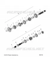 TREN, INPUT/OUTPUT SHAFT ASM.